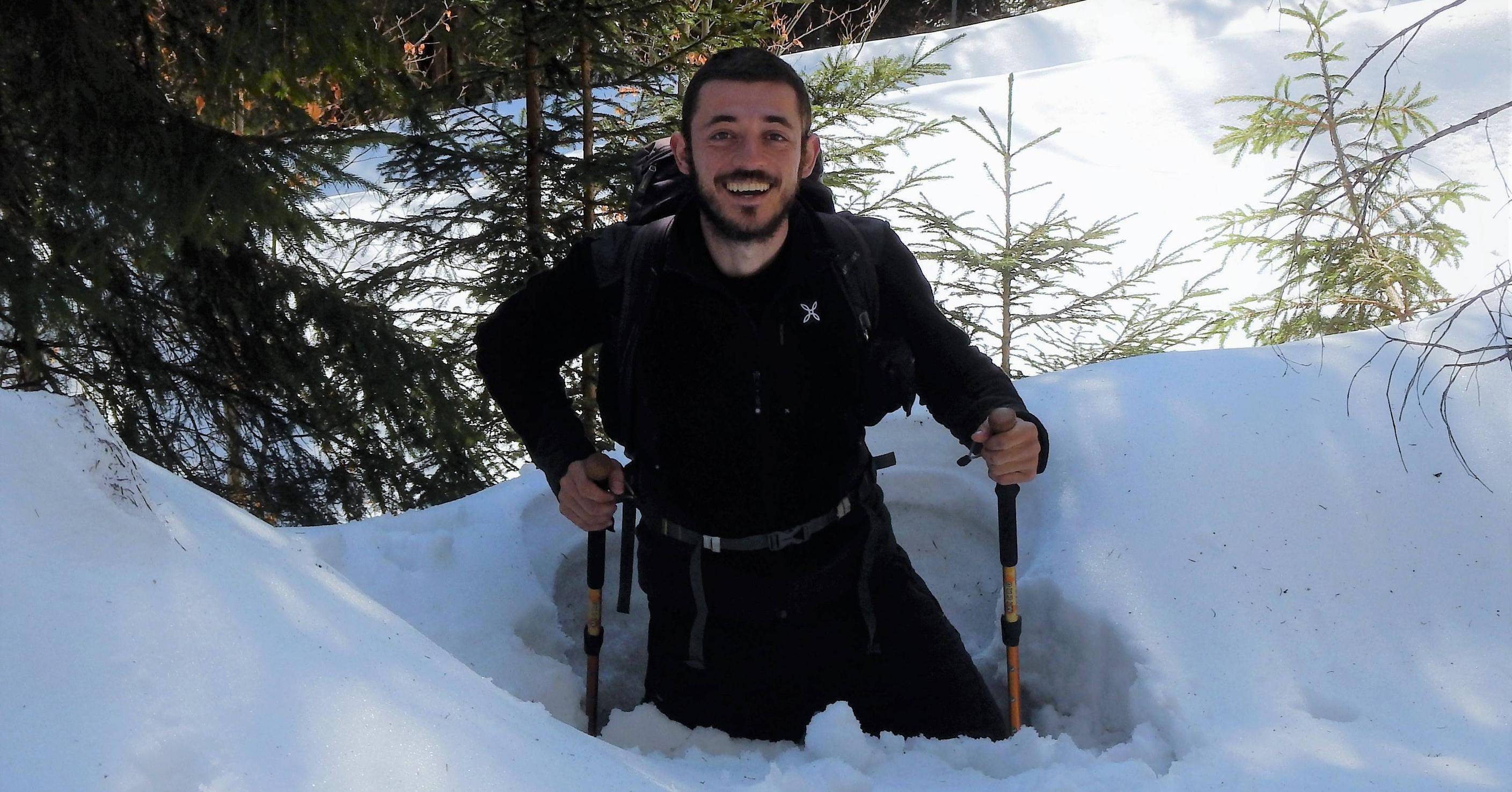 in the snow